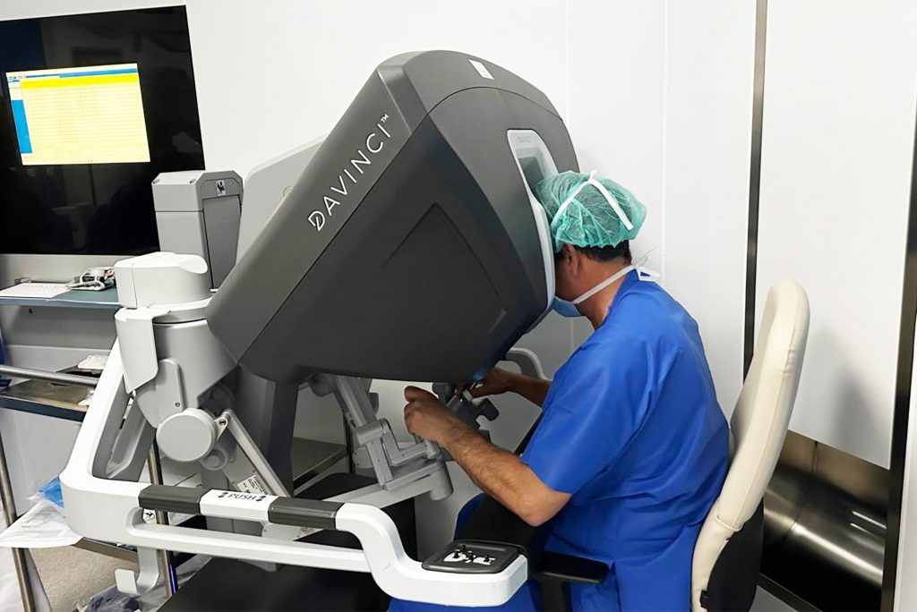 colposacropexia robótica da Vinci Madrid
